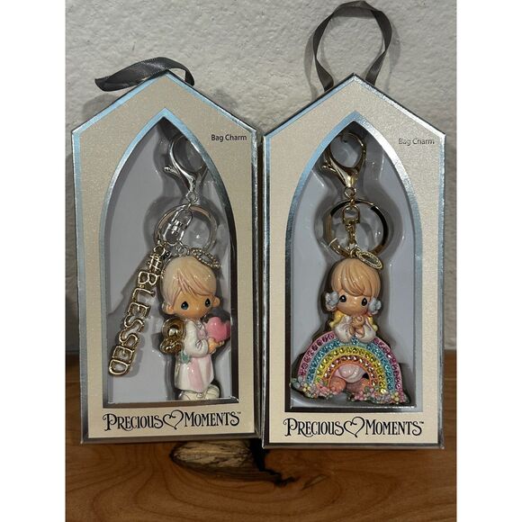 Precious Moments Accessories - Bundle! Precious Moments Angel Bag Charms NWT ☔️